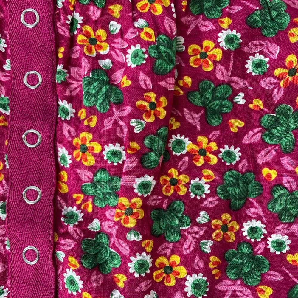 Betsey Johnson Red Floral Mini Dress - Picture 8 of 15